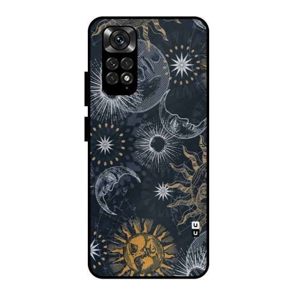 Moon And Sun Metal Back Case for Redmi Note 11 Pro