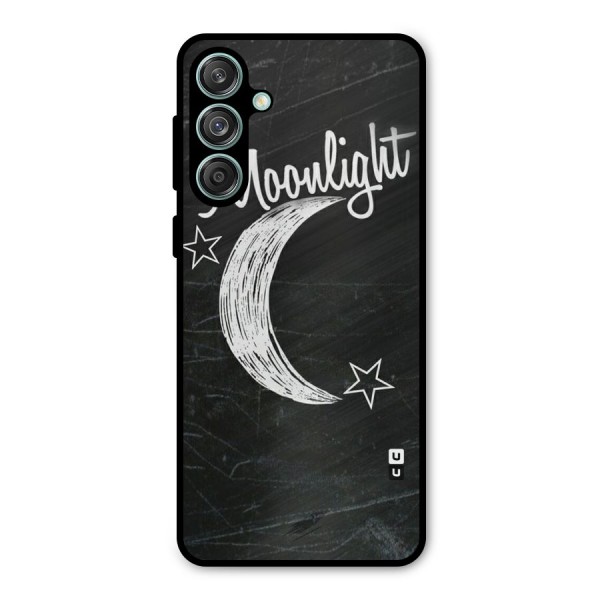 Moon Light Metal Back Case for Galaxy M55 5G