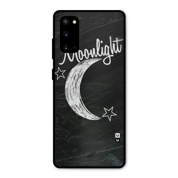 Moon Light Metal Back Case for Galaxy S20