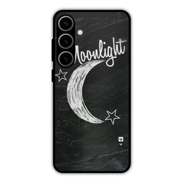 Moon Light Metal Back Case for Galaxy S24 Plus