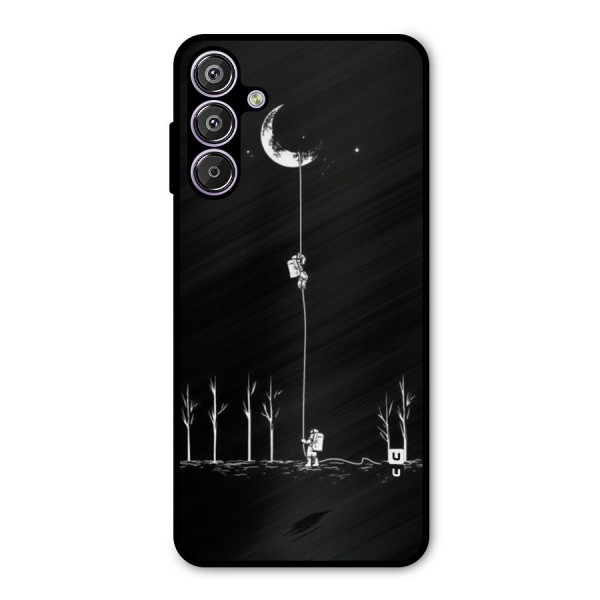 Moon Man Metal Back Case for Galaxy M15