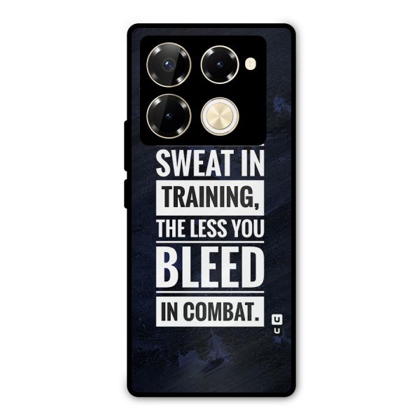 More You Sweat Less You Bleed Metal Back Case for Infinix Note 40 Pro