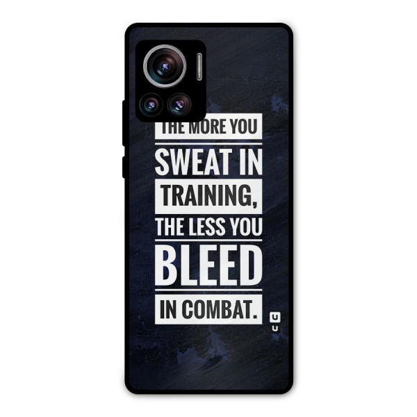 More You Sweat Less You Bleed Metal Back Case for Motorola Edge 30 Ultra