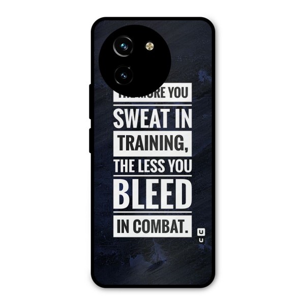More You Sweat Less You Bleed Metal Back Case for Vivo Y200i