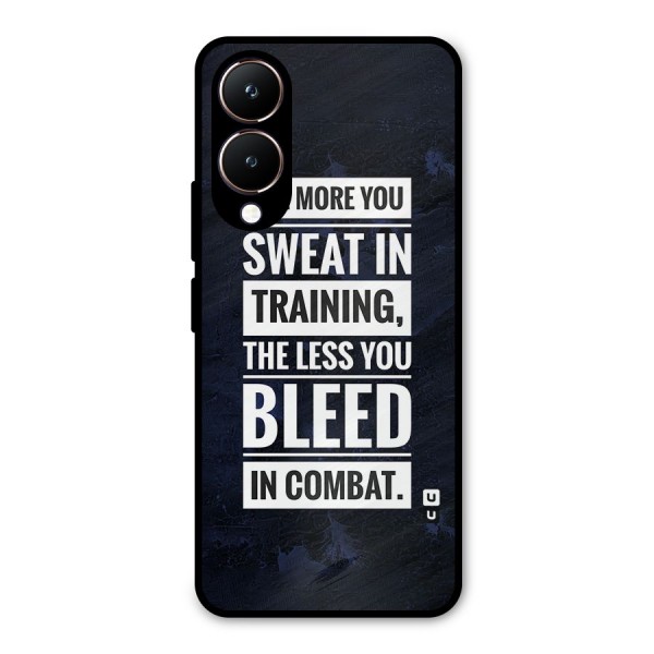 More You Sweat Less You Bleed Metal Back Case for Vivo Y28