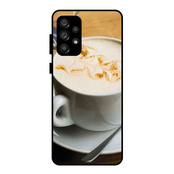 Morning Coffee Metal Back Case for Galaxy A73 5G