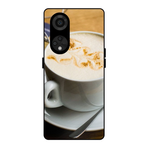 Morning Coffee Metal Back Case for Reno8 T 5G