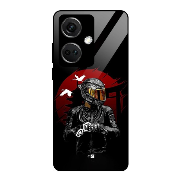 Moto Rider Ready Glass Back Case for OnePlus Nord CE 3 5G