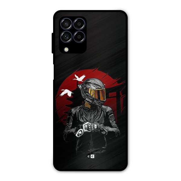 Moto Rider Ready Metal Back Case for Galaxy M53 5G