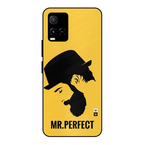 Mr Perfect Metal Back Case for Vivo Y33s