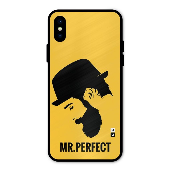 Mr Perfect Metal Back Case for iPhone X