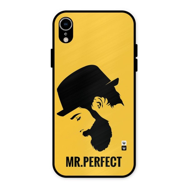 Mr Perfect Metal Back Case for iPhone XR