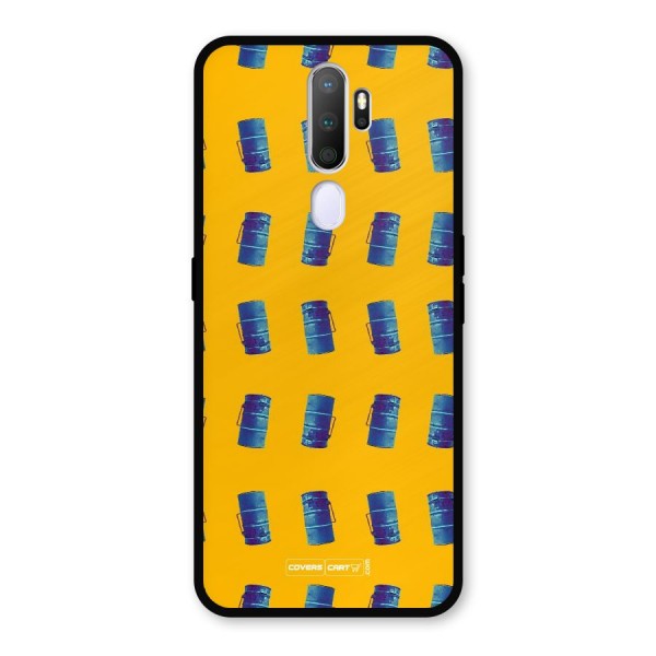 Mumbai Citystyle Metal Back Case for Oppo A9 (2020)