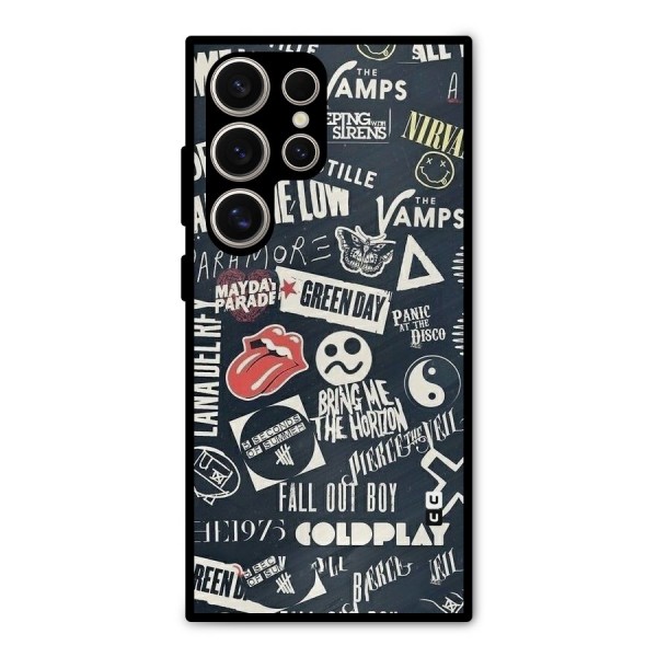 Music My Paradise Metal Back Case for Galaxy S24 Ultra