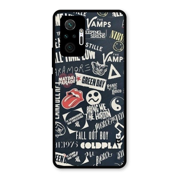 Music My Paradise Metal Back Case for Redmi Note 10 Pro Max