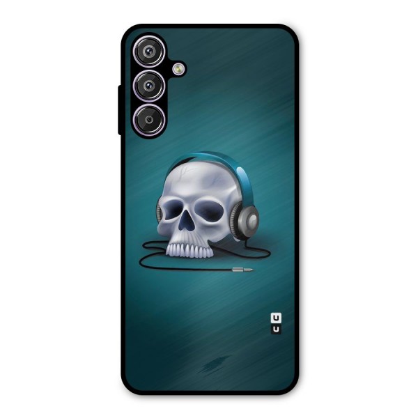 Music Skull Metal Back Case for Galaxy F15