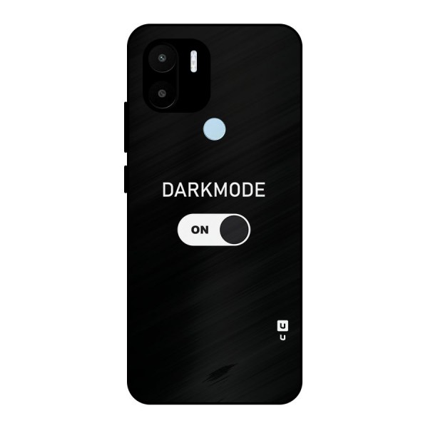 My Darkmode On Metal Back Case for Redmi A1+