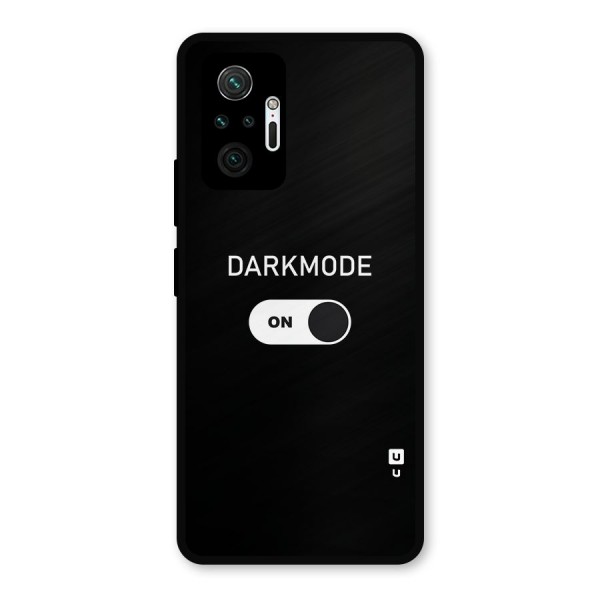 My Darkmode On Metal Back Case for Redmi Note 10 Pro