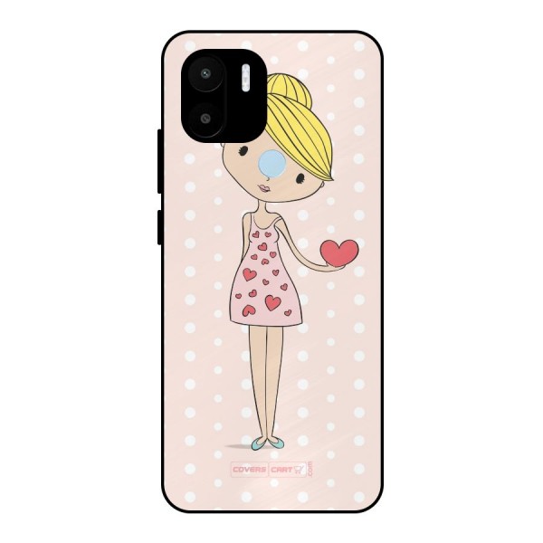 My Innocent Heart Metal Back Case for Redmi A1+