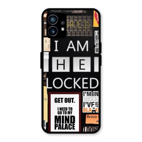 Mystery Pattern Metal Back Case for Nothing Phone 1