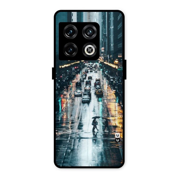 NY Streets Rainy Metal Back Case for OnePlus 10 Pro 5G