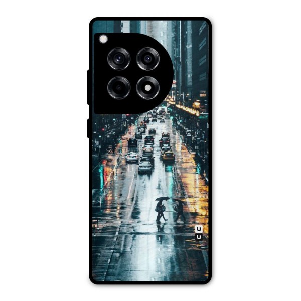 NY Streets Rainy Metal Back Case for OnePlus 12R