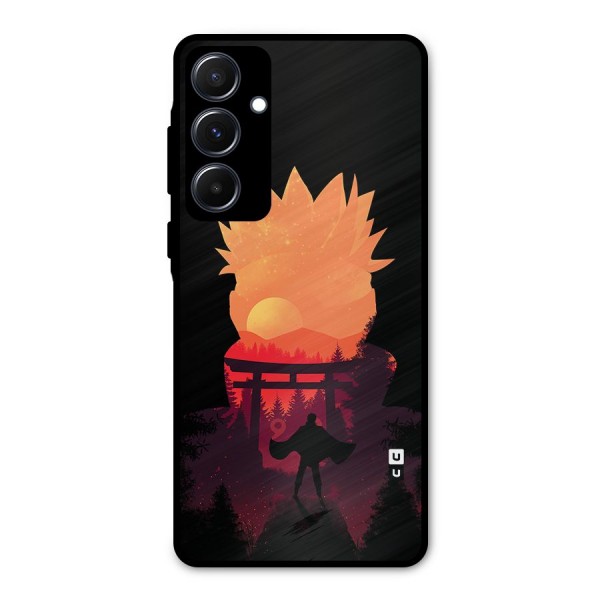 Naruto Anime Sunset Art Metal Back Case for Galaxy A55