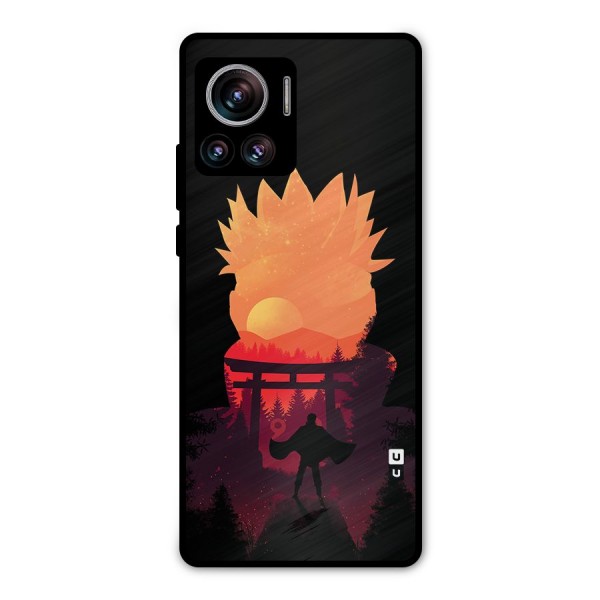 Naruto Anime Sunset Art Metal Back Case for Motorola Edge 30 Ultra