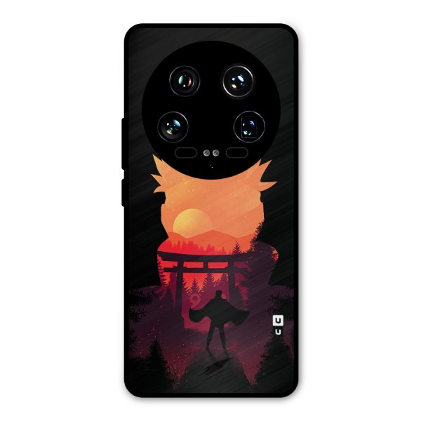 Naruto Anime Sunset Art Metal Back Case for Xiaomi 14 Ultra