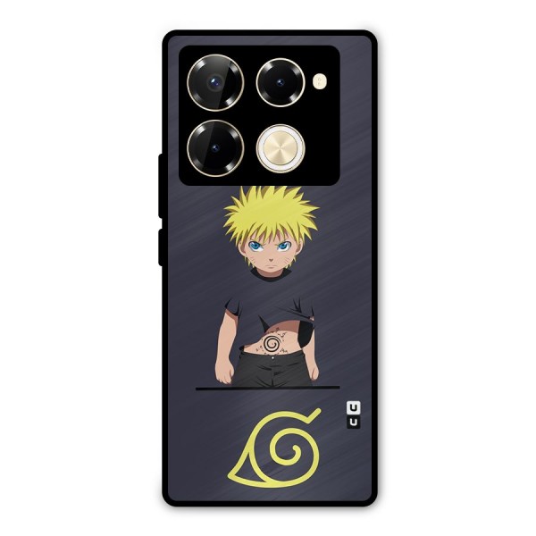 Naruto Kid Metal Back Case for Infinix Note 40 Pro