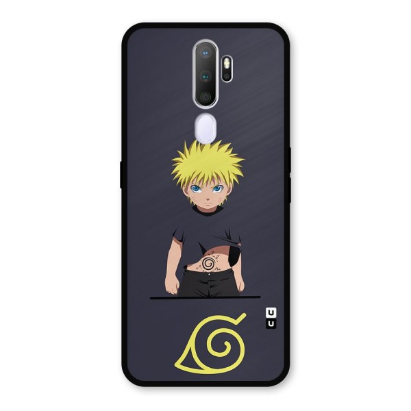Naruto Kid Metal Back Case for Oppo A9 (2020)