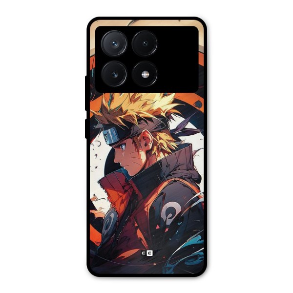 Naruto Uzumaki Combat Metal Back Case for Poco X6 Pro