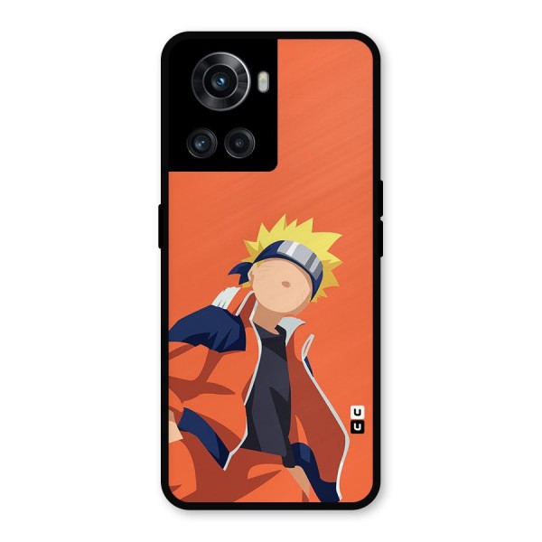 Naruto Uzumaki Minimalist Metal Back Case for OnePlus 10R