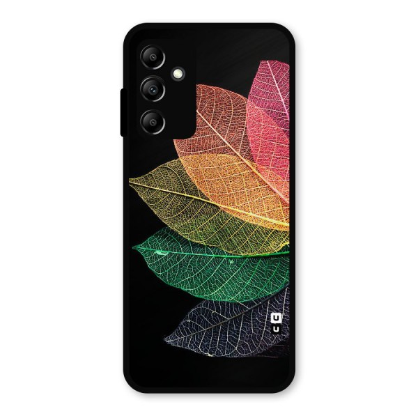 Net Leaf Color Design Metal Back Case for Galaxy A14 5G