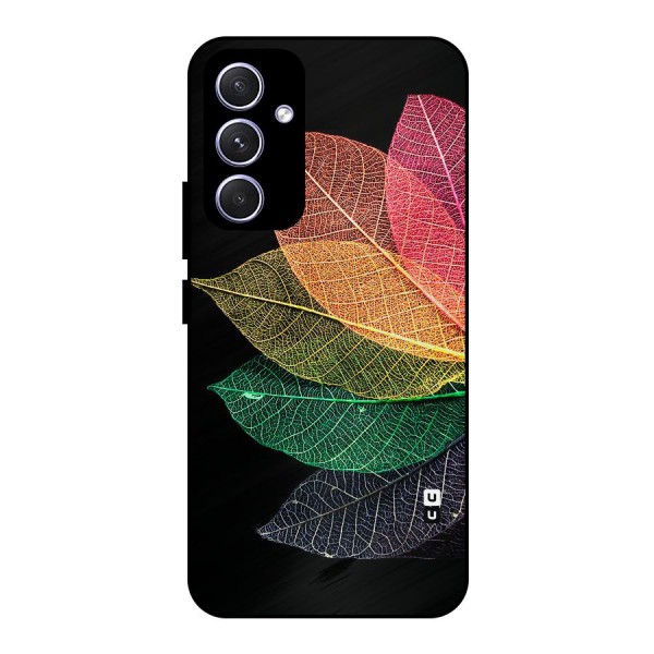 Net Leaf Color Design Metal Back Case for Galaxy A54