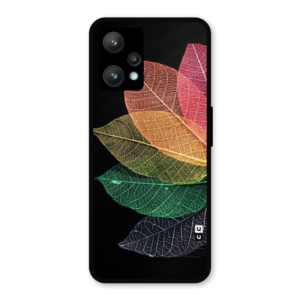 Net Leaf Color Design Metal Back Case for Realme 9 Pro Plus 5G