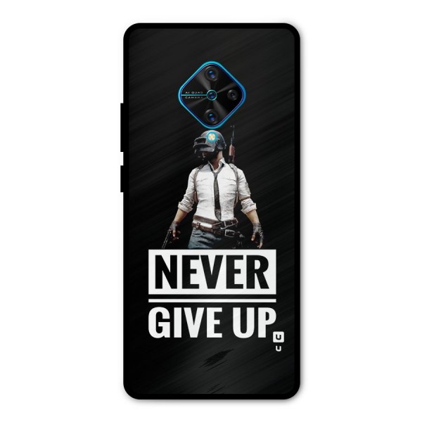 Never Giveup Metal Back Case for Vivo S1 Pro