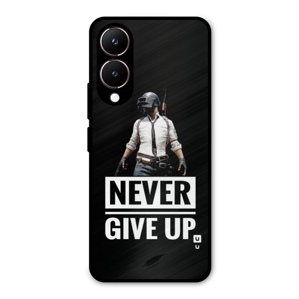 Never Giveup Metal Back Case for Vivo Y28