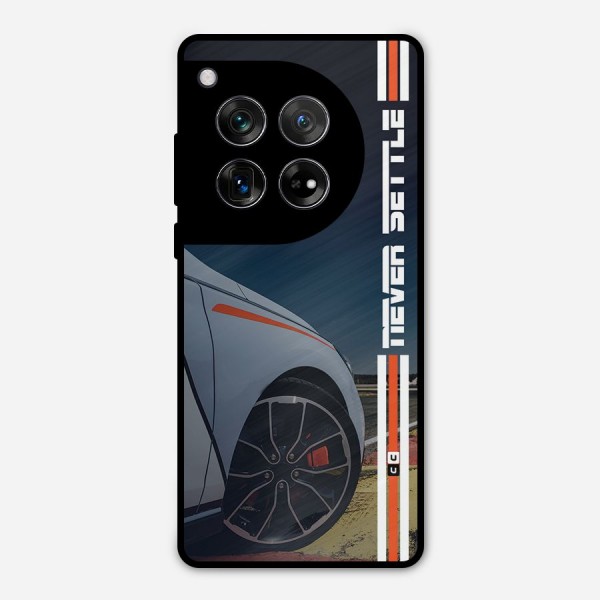 Never Settle SuperCar Metal Back Case for OnePlus 12