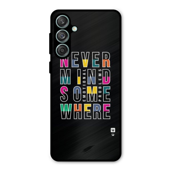 Nevermind Somewhere Metal Back Case for Galaxy M55 5G
