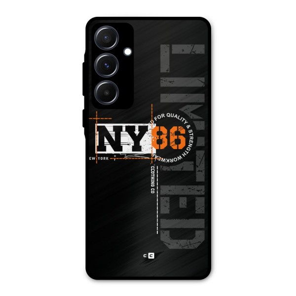 New York Limited Metal Back Case for Galaxy A55