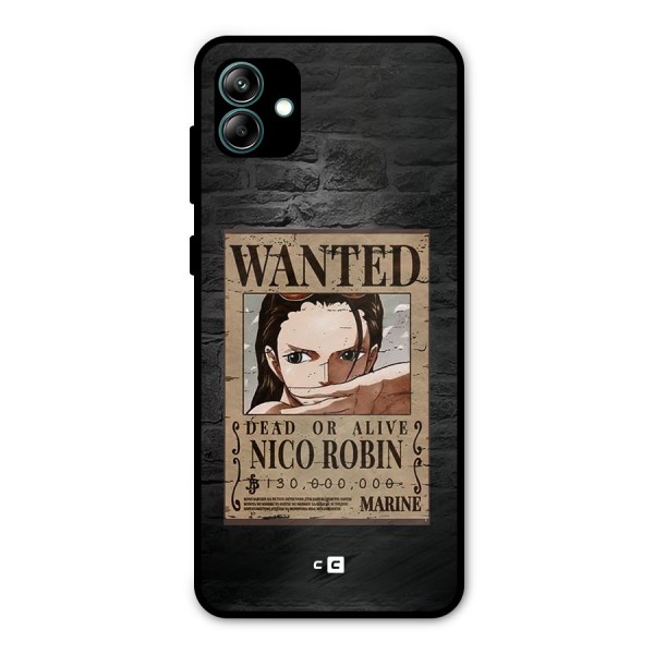 Nico Robin Wanted Metal Back Case for Galaxy A04