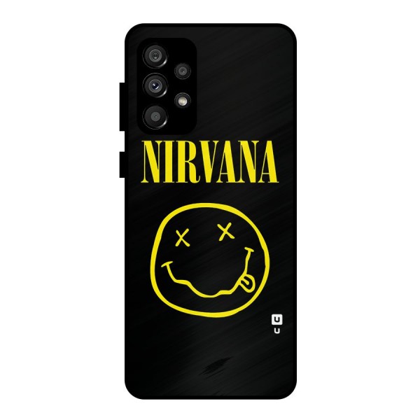 Nirvana Smiley Metal Back Case for Galaxy A73 5G