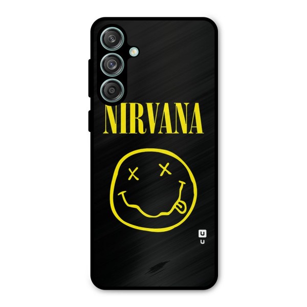 Nirvana Smiley Metal Back Case for Galaxy M55 5G