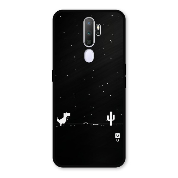 No Connection Night Metal Back Case for Oppo A9 (2020)