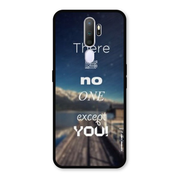No One But You Metal Back Case for Oppo A9 (2020)