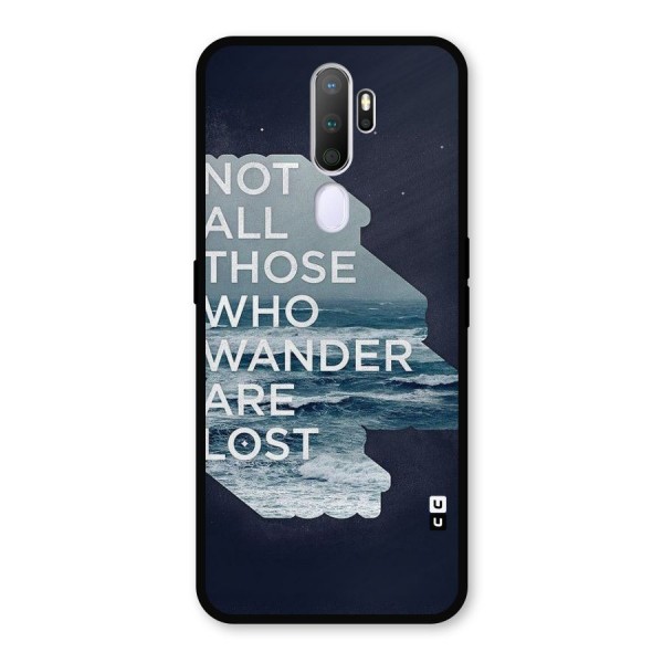 Not Lost Metal Back Case for Oppo A9 (2020)