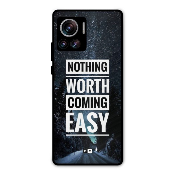 Nothing Worth Easy Metal Back Case for Motorola Edge 30 Ultra