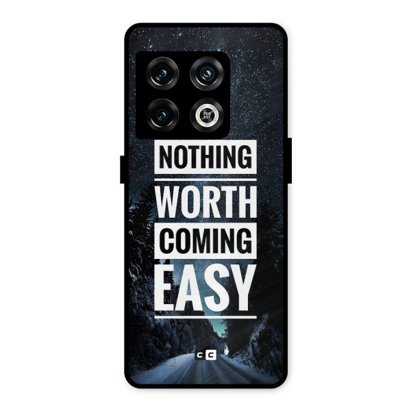 Nothing Worth Easy Metal Back Case for OnePlus 10 Pro 5G