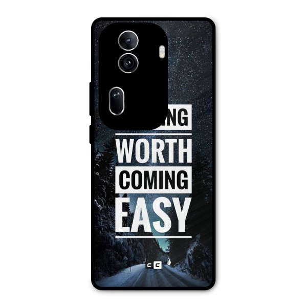 Nothing Worth Easy Metal Back Case for Oppo Reno11 Pro 5G